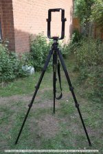 10509a Manfrotto 393 gimbal head on 055XProB tripod - legs at minimum splay.jpg