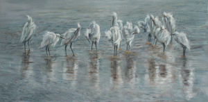 Corps de Ballet: Snowy Egrets