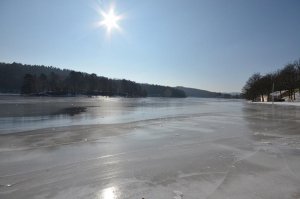 frozen lake nr. Treignac