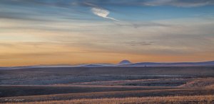 Mt. Ranier from Horse Heaven Hills of Eastern Washington State.