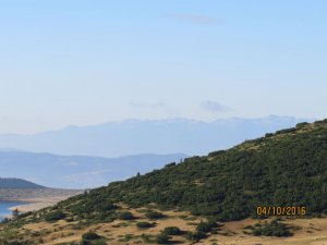 Pirin Mountains from the Rila Mountains