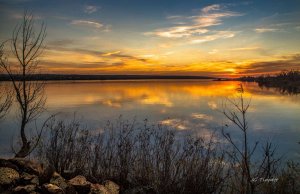 Columbia River at Sunset