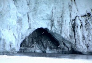 Margerie Glacier ice cave