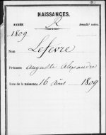 2A. Birth record - Lefevre.jpg