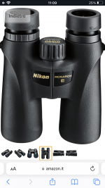 Nikon MONARCH 3 A tetto Nero binocolo  Amazon.it Elettronica.png