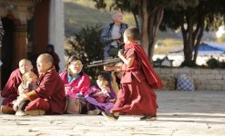 Monks from Bhutan