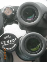 Swift 820 Audubon 8.5x44 ED Porro Eyepiece versus Zen-Ray 8x43 ED3 Eyecup.JPG