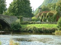 Cottage,Llanrwst bridge.JPG