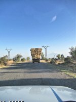 Bringing the hay down from Aragats.jpg