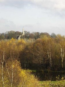 Autumn view, Rushall Church, Walsall