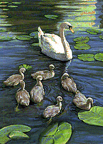 Family Outing - watercolour