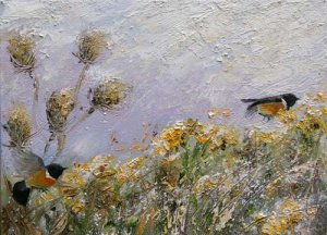Another Stonechat_oil