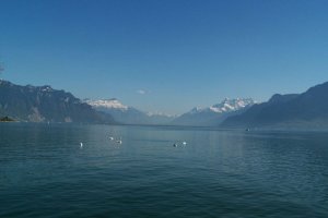 The Alps and Lake Geneva