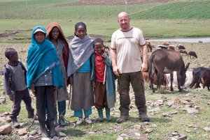 Ethiopian Shepherd children