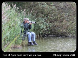 Rod capturing some Great Crested Grebe images