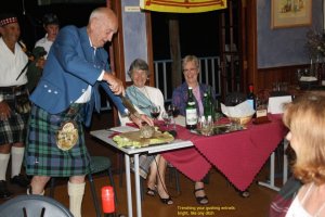 Doing the 'Address to the Haggis'