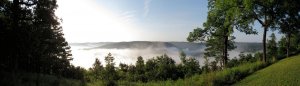 Fog over Buffalo River - Arkansas