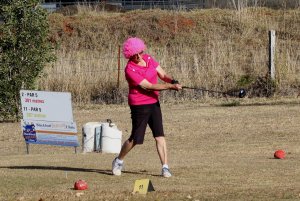 Breast Cancer day-Judy hitting off