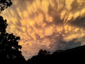 Mammatus Cloud Formation