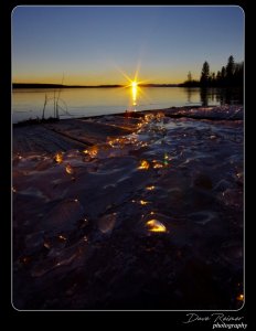 Ice on lakeshore 1