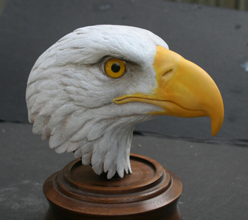 Bald Eagle wood carving