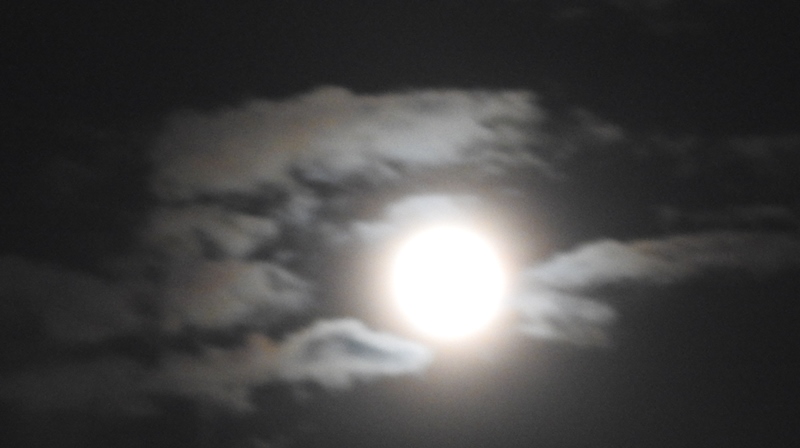 Moon with Cloud