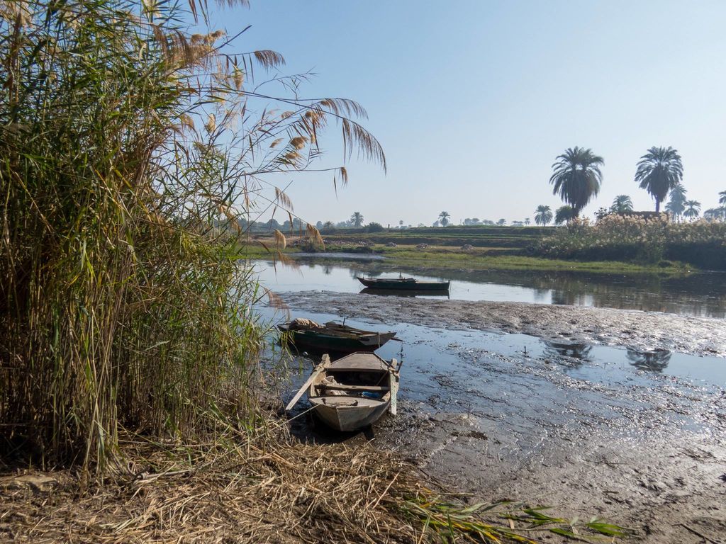 Wooden Fishing Boats, River Nile